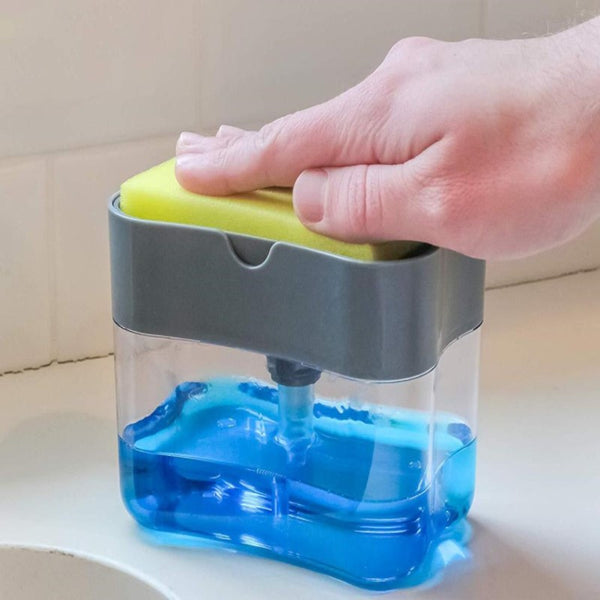 Kitchen Soap Dispenser Single Hand Sponge Soap Dispenser